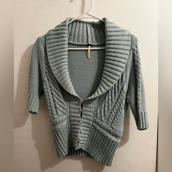 Free People cropped cardigan - Picture 1 of 6